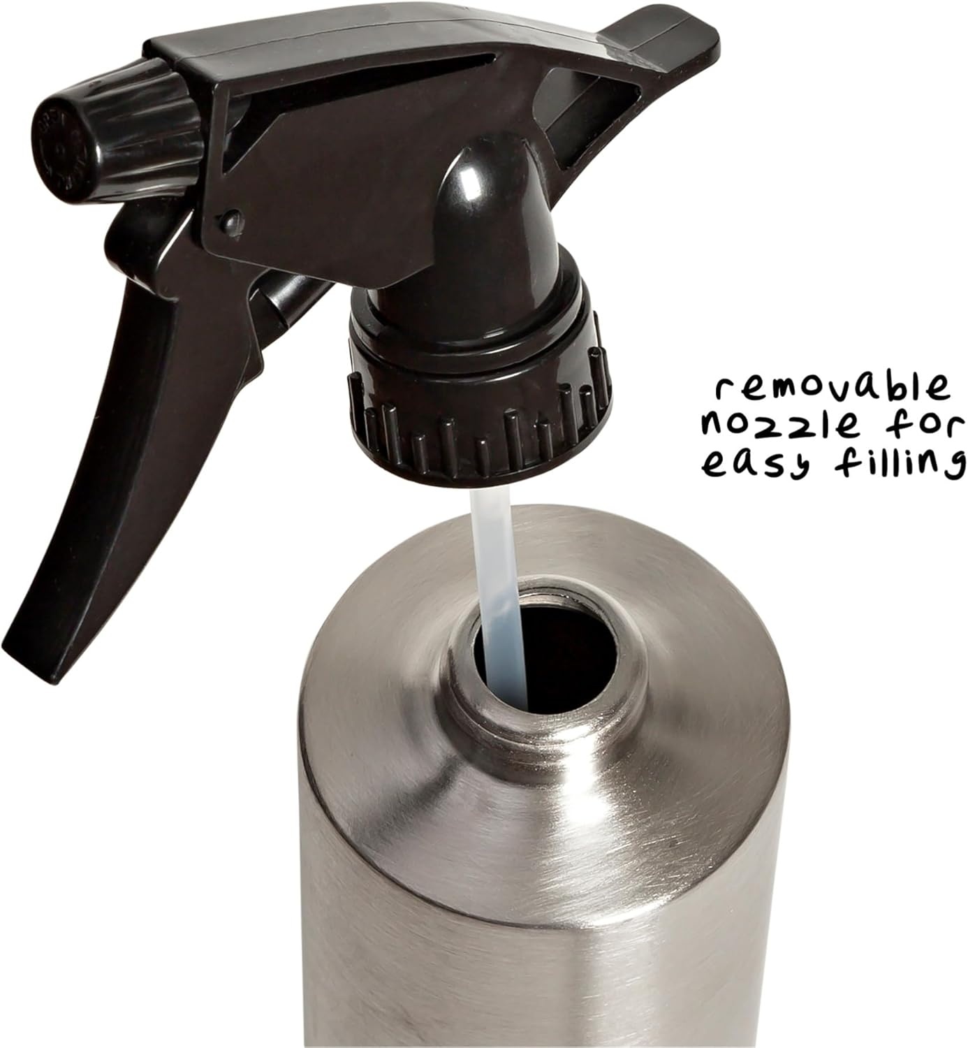 image:imageHoney Can Do 14oz SS Spray Bottle KCH01085 Silver