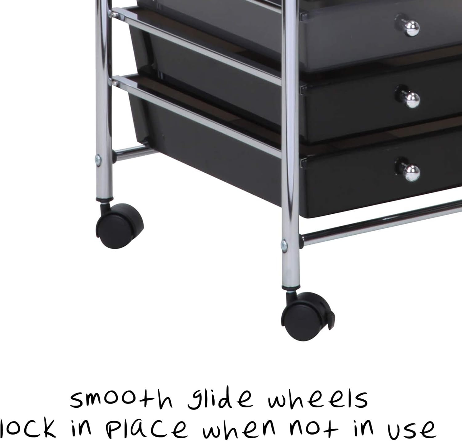 image:imageHoneyCanDo 10 Drawer Cart Shaded CRT05255 AssortedCart