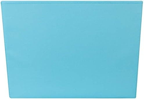 image:imageHoneyCanDo Decorative Storage Bin with Chrome Handles Small OrangeSky Blue