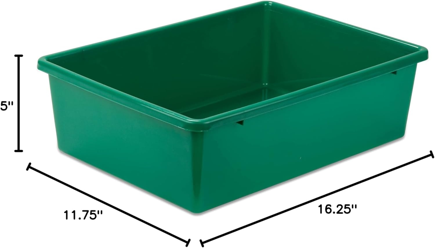 image:imageHoneyCanDo PRTSRT1602SMRED Plastic Storage Bin Small RedGreen
