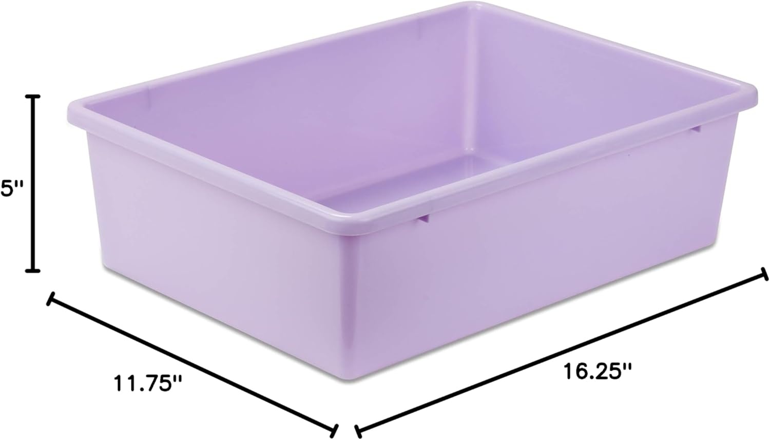 image:imageHoneyCanDo PRTSRT1602SMRED Plastic Storage Bin Small RedPurple