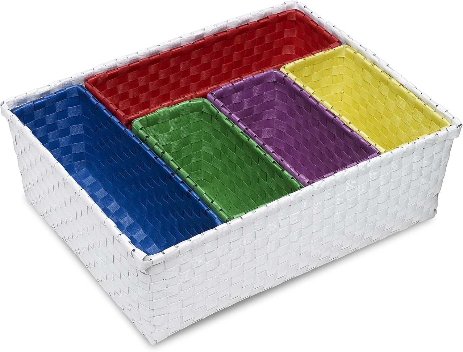 image:imageHoneyCanDo SFT06719 6Piece Nested Basket Set Primary MultiColor