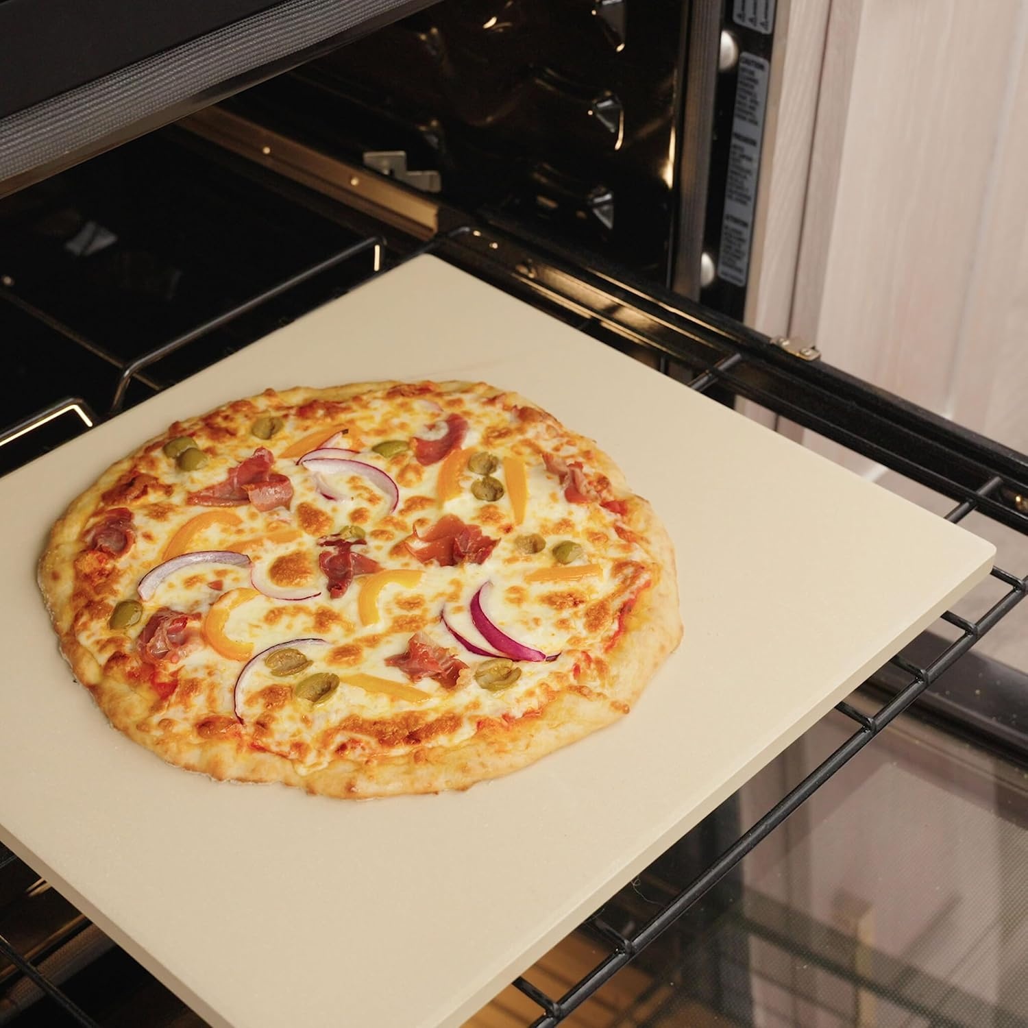 image:imageOld Stone Pizza Kitchen Rectangular Pizza Stone for Oven and Grill 14x16InchStone