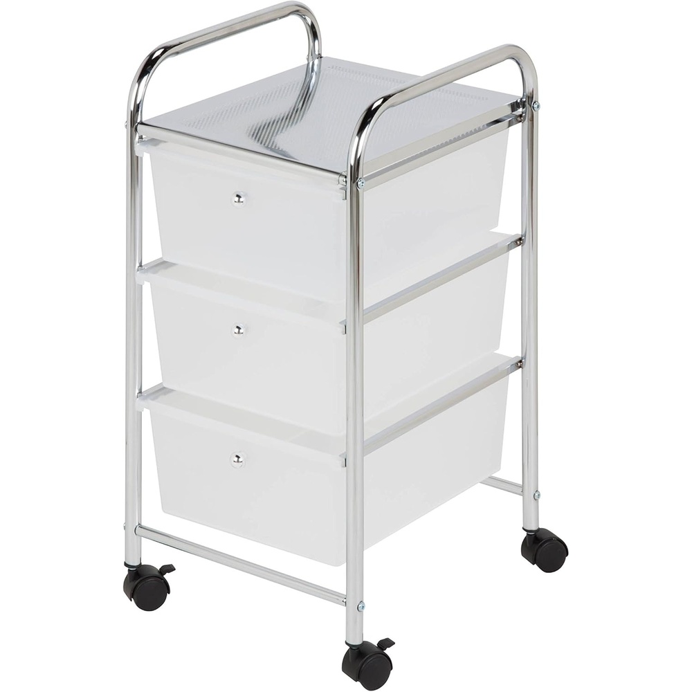 image:imageHoneyCanDo CRT02214 Rolling Office Organizer 10DrawerMulticolored3Drawer Office Cart