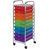 10-Drawer Office Cart