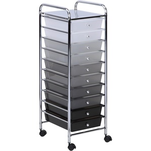 image:imageHoneyCanDo 10 Drawer Cart Shaded CRT05255 AssortedCart