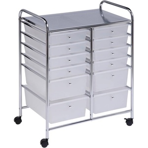 image:imageHoneyCanDo CRT02214 Rolling Office Organizer 10DrawerMulticolored12Drawer Studio Cart