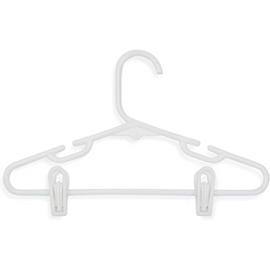 image:imageHoneyCanDo HNGT01329 Kids Tubular Hanger with Clips White 18Pack
