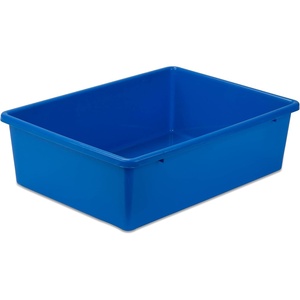 image:imageHoneyCanDo PRTSRT1602SMRED Plastic Storage Bin Small RedBlue