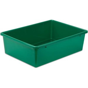 image:imageHoneyCanDo PRTSRT1602SMRED Plastic Storage Bin Small RedGreen