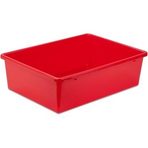 image:imageHoneyCanDo PRTSRT1602SMRED Plastic Storage Bin Small RedRed