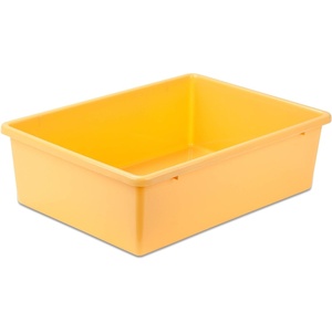image:imageHoneyCanDo PRTSRT1602SMRED Plastic Storage Bin Small RedYellow