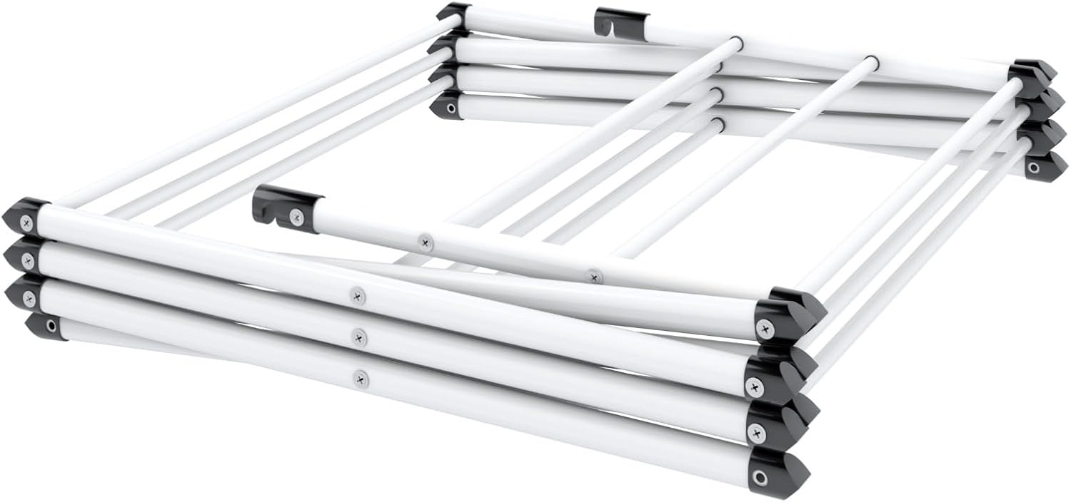 image:imageHoneyCanDo Collapsible Clothes Drying Rack Durable SpaceSaving Laundry amp Towel Rack Sturdy Clothing Rack for Hanging Clothes Indoors amp Outdoors Steel21 W