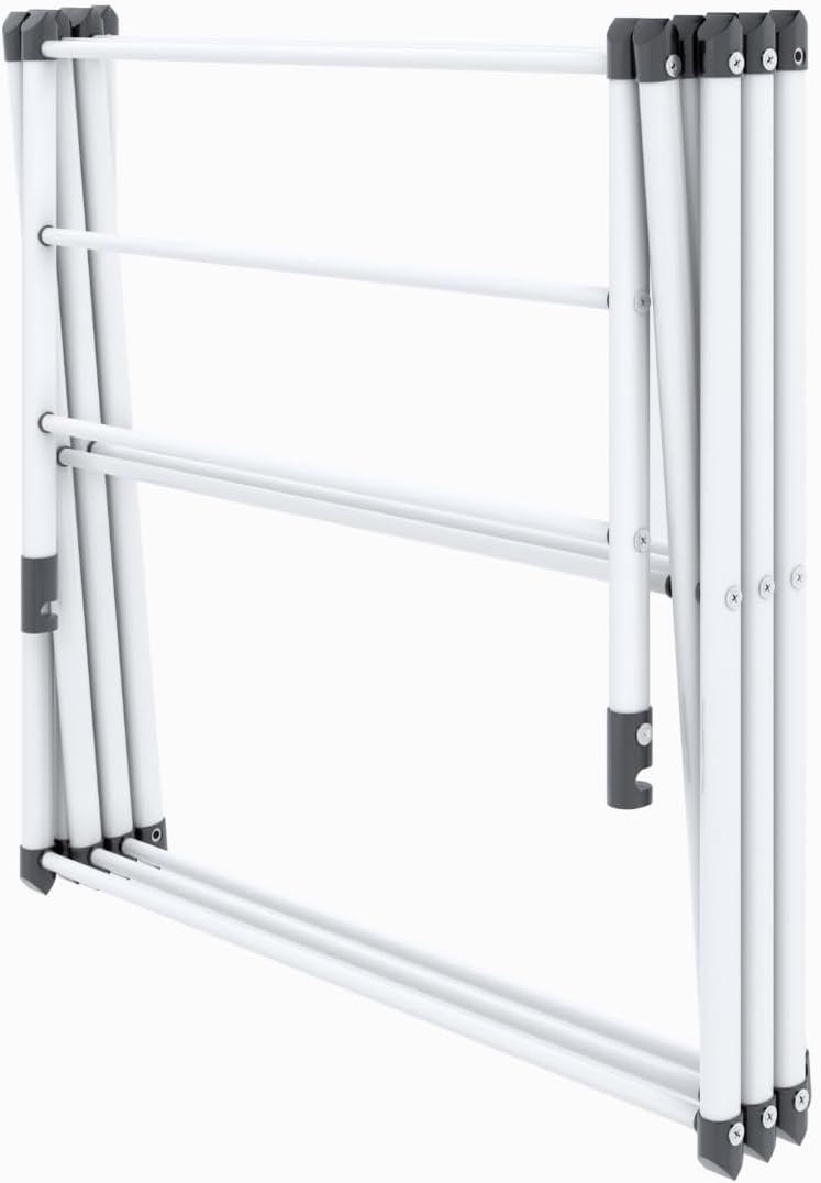 image:imageHoneyCanDo Collapsible Clothes Drying Rack Durable SpaceSaving Laundry amp Towel Rack Sturdy Clothing Rack for Hanging Clothes Indoors amp Outdoors Steel21 W
