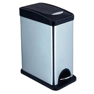 image:imageHoney Can Do TRS06309 8 Liter Stainless Steel Square Step Trash Can