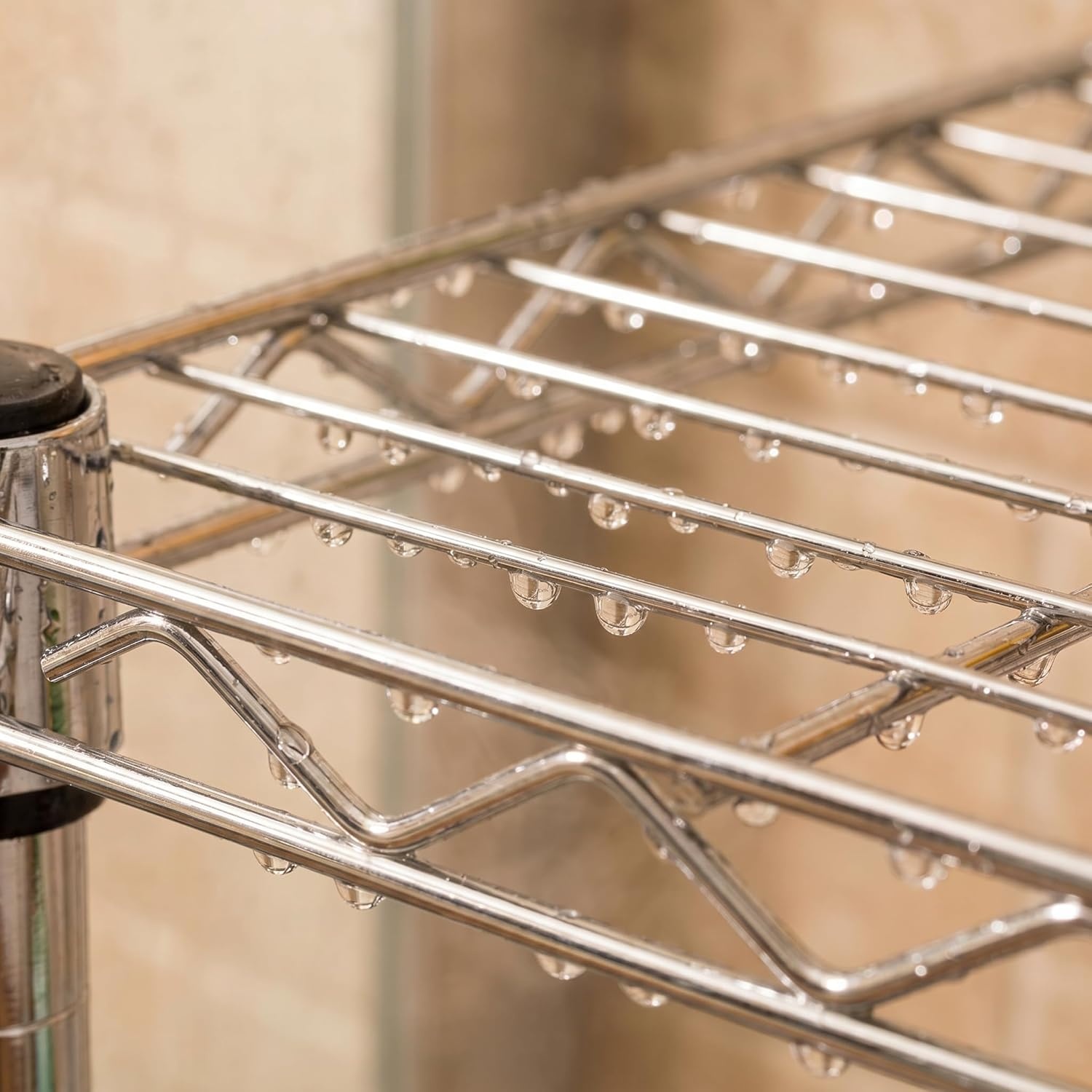 image:imageHoneyCanDo 3Tier Metal Bathroom Shelf Space Saver Over The Toilet Storage Rack Organizer Adjustable Chrome Wire Shelving Unit for Towels amp Toiletries 95 x 23 x 60 in3Tier Bathroom Tower Shelf