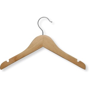image:imageHoneyCanDo Kids Wood Shirt Hangers 5 pk HNG01224 Natural