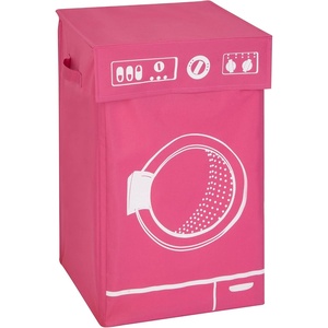 image:imageHoneyCanDo Washing Graphic Hamper Pink HMP04287 PinkPink